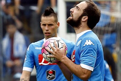 Serie A: Livid Higuain sent off as Napoli lose at Udinese
