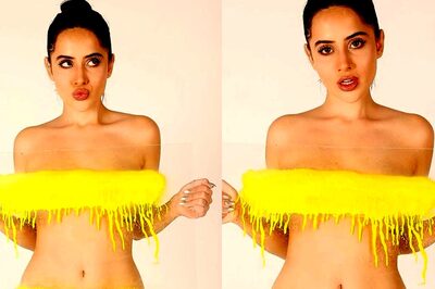 Uorfi Javed Goes Nude, Holds Painted Glass To Cover Modesty In New Pics; Fans Call Her 'Ultimate Diva'