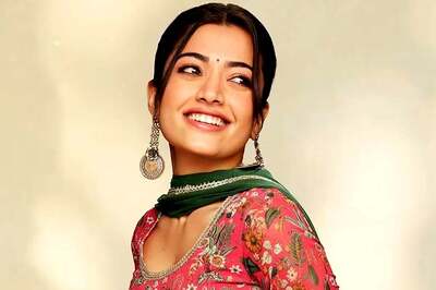 Rashmika Mandanna Looks Adorable in Pink Floral Suit, Check Out The Pics Here