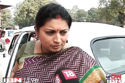 UP Congress sends legal notice to Smriti Irani for 'false' charges against Rajiv Gandhi Charitable Trust