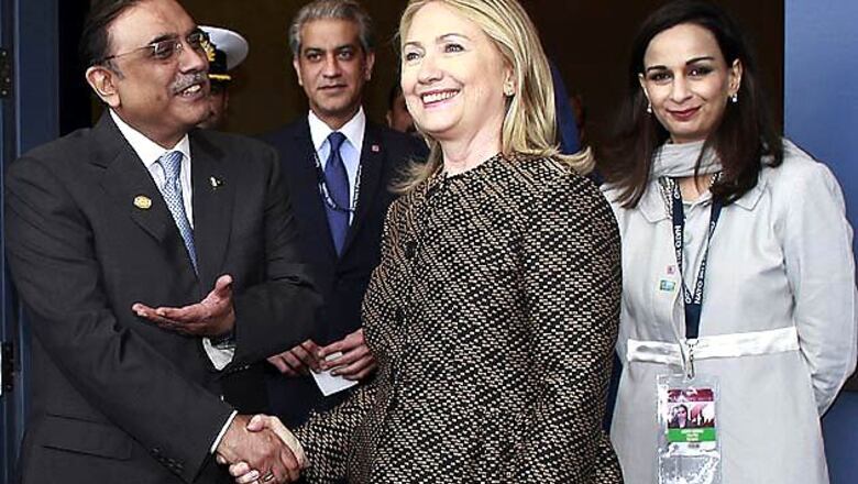 Zardari raises trust deficit issue with Hillary