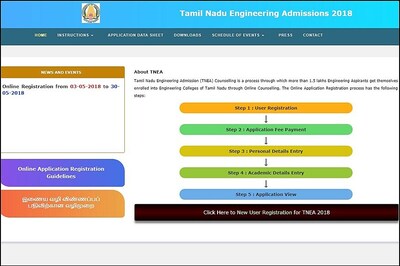 TNEA 2018 Registration Begins Today at tnea.ac.in; 42 Facilitation Centres Set up