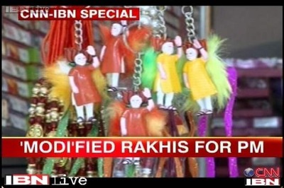 Women buy rakhis with Modi's image, say it carries promise of 'ache din'