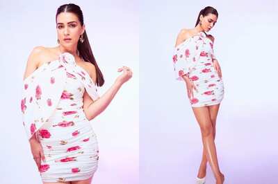 Kriti Sanon’s Floral Print Mini Dress Takes You Back To Summer Days; See Latest Pictures