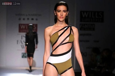 Wills Lifestyle India Fashion Week: Shivan and Narresh showcase bold bikinis and trikinis on the ramp