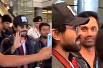 Ram Charan's Fans Rush to Click Selfies With RRR Star as He Returns to India After Golden Globes