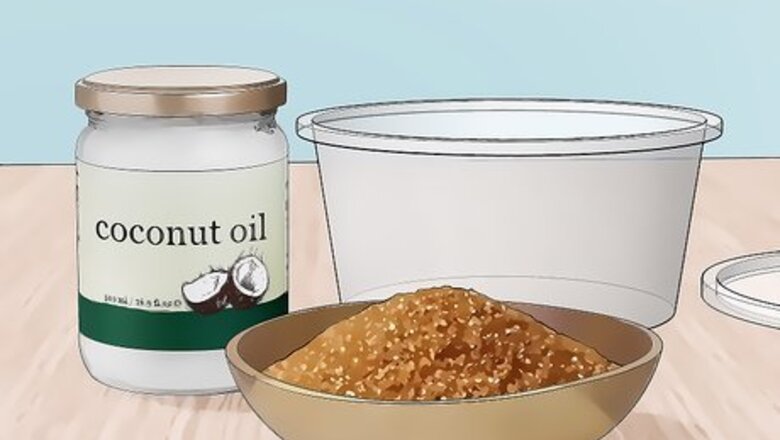 How to Make a Coconut Oil and Sugar Face Scrub