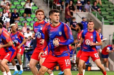 AC Milan's Pulisic Among Five Out For USA's Upcoming Friendly Against Mexico