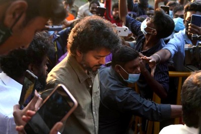 Vijay Apologises With Folded Hands After Fans Throng To See Him At Chennai Poll Booth. Watch Viral Video