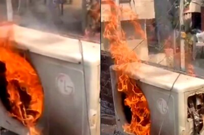 Watch: AC Unit Goes Up In Flames Amid Severe Heatwave In Punjab
