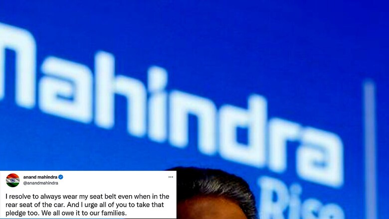 After Cyrus Mistry's Tragic Death, Anand Mahindra Pledges to Wear Seatbelt in Rear Seat