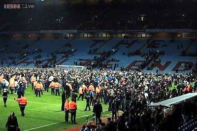 West Brom deeply concerned about pitch invasions at Villa