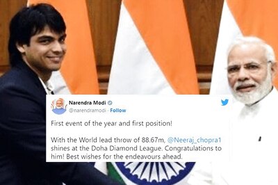 'Best Wishes': PM Modi Congratulates Neeraj Chopra for Winning Gold at Doha Diamond League