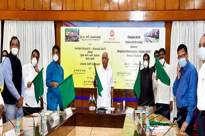 K'taka CM Yediyurappa Flags off First RORO Train from Bengaluru to Solapur