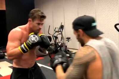 Chris Hemsworth Flaunts His Ripped Physique in Boxing Workout Video