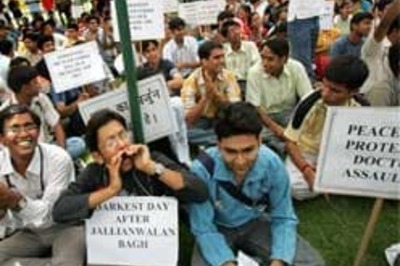 Caned medicos demand probe