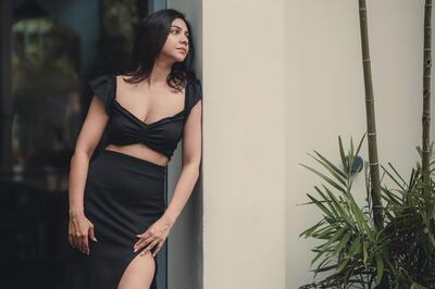 Madonna Sebastian Is Too Hot To Handle In An All-black Ensemble