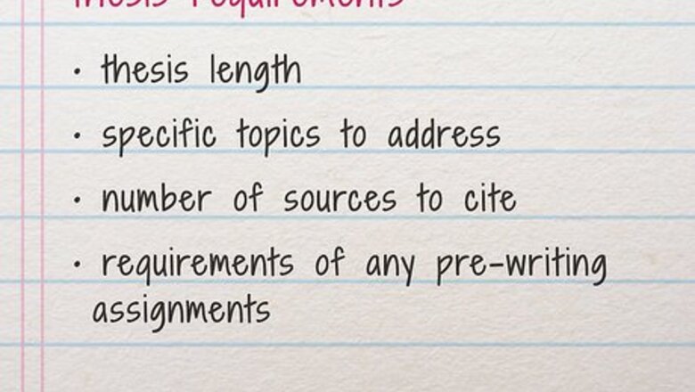 How to Write a Persuasive Thesis