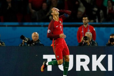 Euro 2016: Cristiano Ronaldo Throws Reporter's Microphone in Lake