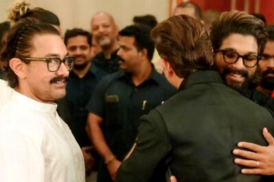 Allu Arjun Hugs Hrithik Roshan As Aamir Khan Looks On In Viral Photo; Fans Say 'Icons In One Frame'