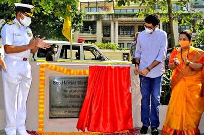 Indian Navy's Sea Harrier Gets Dedicated Monument in Mumbai's Bandra Area