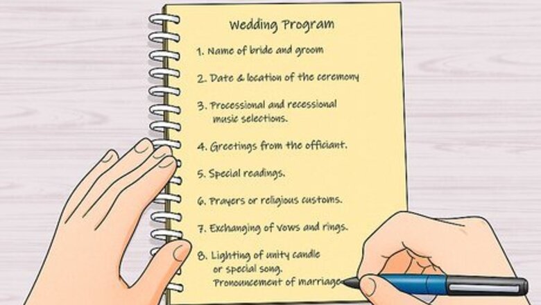 How to Make a Wedding Program
