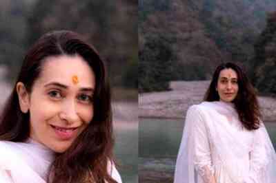 Karisma Kapoor Looks Ethereal in White Anarkali as She Enjoys the Winter Sun, See Pics