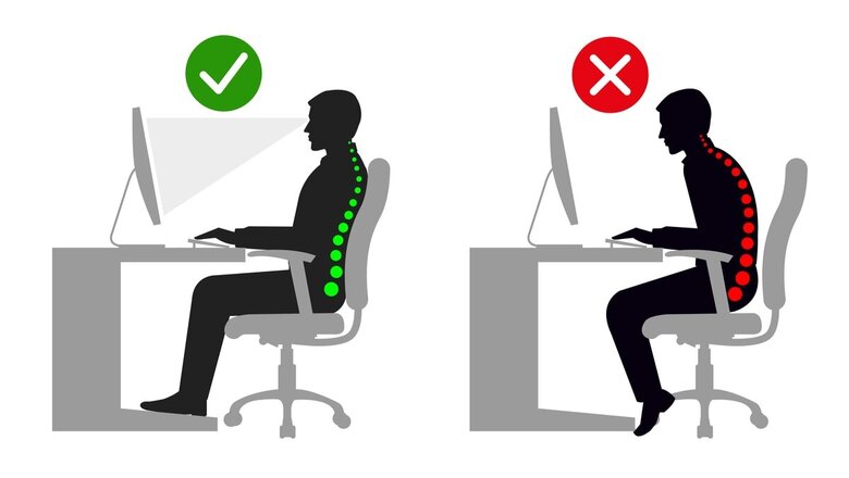 Know The Right Sitting Postures While Working From Home