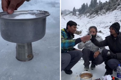 Men Make Tea Using Ice From Frozen Stream, Netizens Ask 'What If Someone Peed There?'