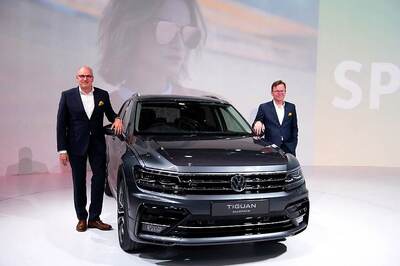 Auto Expo 2020: Volkswagen Tiguan Allspace SUV Unveiled in India