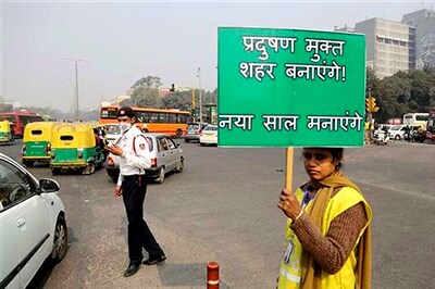Delhi Government ministers come to office in motorbike, bus