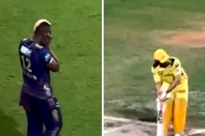 IPL 2024, CSK vs KKR: Andre Russell Covers His Ears as Chennai Crowd Roars When MS Dhoni Takes Guard - WATCH