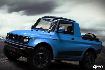 Digital Rendering Based on Suzuki Jimny SUV Reveals How the New-Age Maruti Gypsy Could Look Like