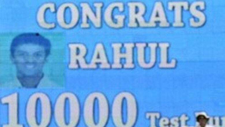 Dravid third Indian in 10,000 Test runs club