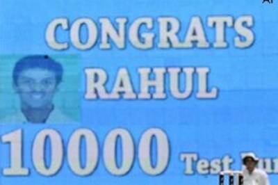 Dravid third Indian in 10,000 Test runs club