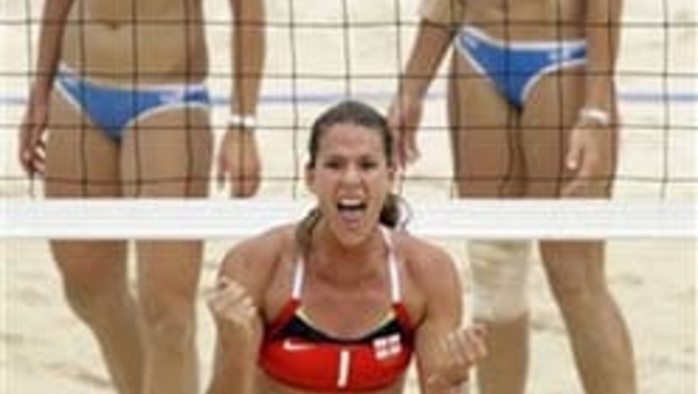 Bitterness after Georgia beat Russia in beach volleyball