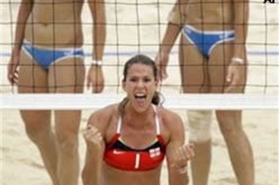 Bitterness after Georgia beat Russia in beach volleyball