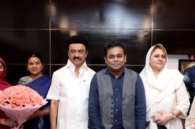 A.R. Rahaman, His Daughter, Son-In-Law Meet Tamil Nadu CM M.K. Stalin. Check Pics