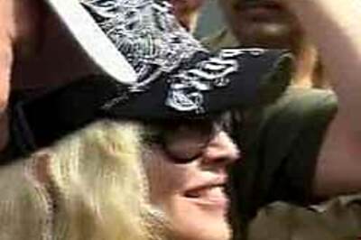 In Pics: Material girl Madonna on a trip to slums