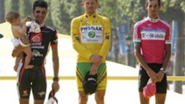 Floyd Landis wins Tour de France