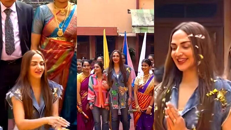 Esha Deol Teams Up With NGO To Celebrate Diwali And Children's Day With 650 Students; Watch