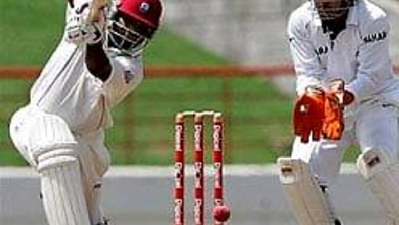 2nd Test: Lara keeps Indians at bay