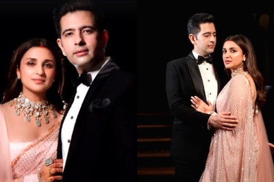 Parineeti Chopra Holds Hubby Raghav Chadha Close In UNSEEN Wedding Reception Photos; See Here