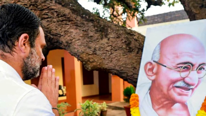 More Trouble for RaGa? Cong Leader Remembers Mahatma as Rivals Eye His Parl Membership