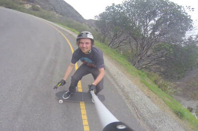 How to Ride Downhill on a Skateboard