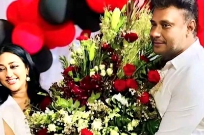 In Pics: Actor Darshan And Vijayalakshmi's Wedding Anniversary Celebrations In Dubai