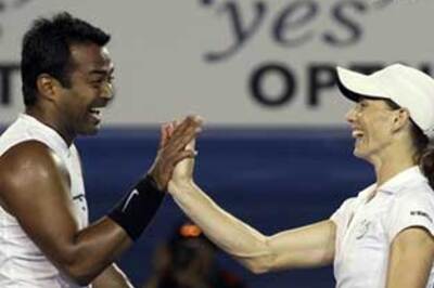 Paes, Black win Aus Open mixed doubles