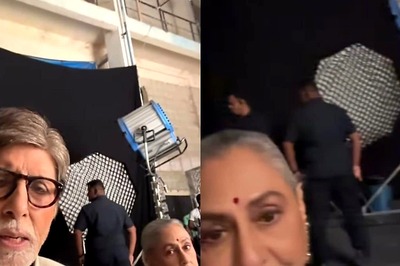 Amitabh Bachchan Drops BTS From His Shoot With Jaya Bachchan; Shweta Bachchan, Navya Nanda React; Watch