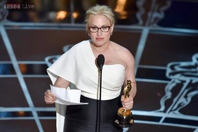 Oscars 2015: Patricia Arquette wins best supporting actress for 'Boyhood'