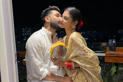 Mouni Roy Gets a Kiss From 'Baby' Suraj Nambiar In Unseen Photo, Duo Celebrates 2nd Wedding Anniversary